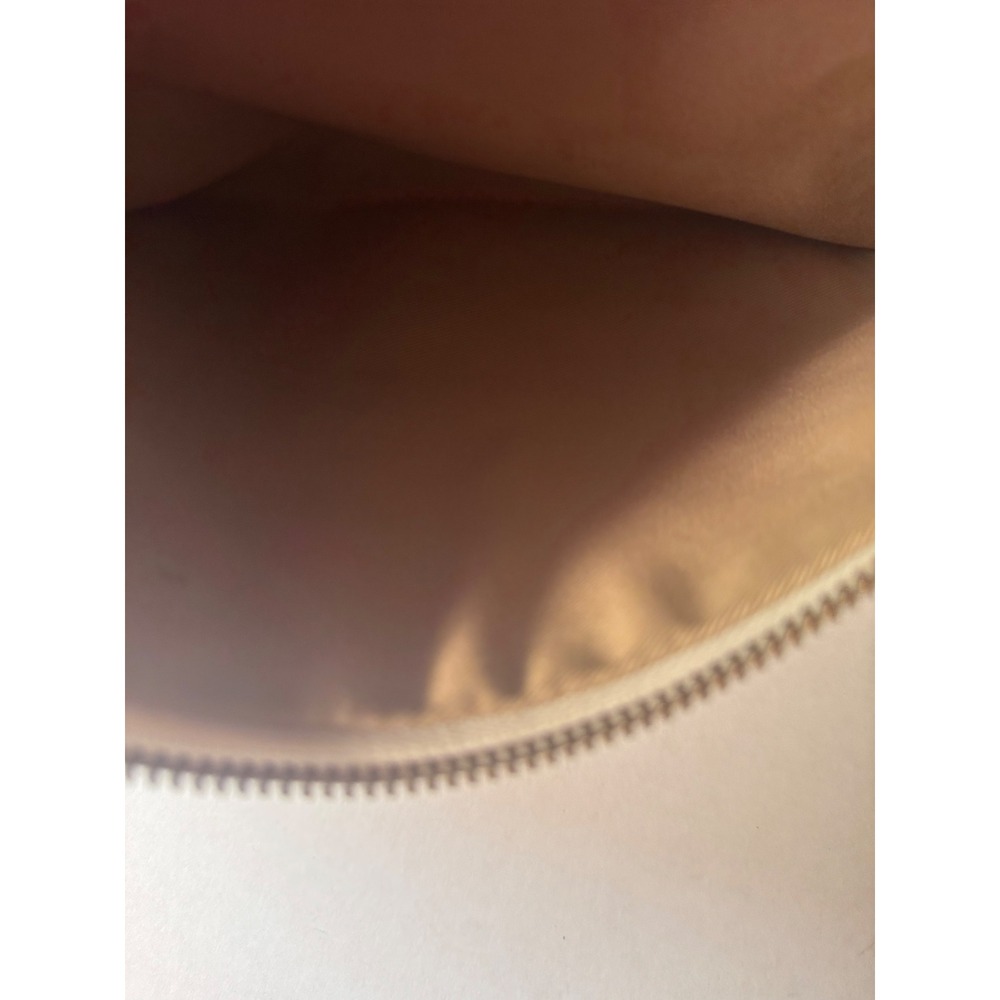 Margot Cream Tan Pebbled Genuine Leather Hobo Tote Bag Gold Hardware Large - Picture 9 of 14